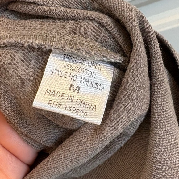 Miou Muse Cotton Linen Jumpsuit Size Medium - Picture 10 of 11